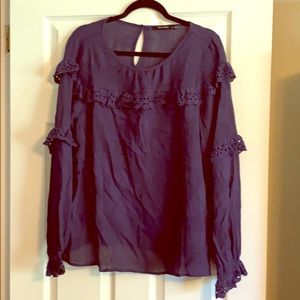 Doe & Rae long sleeve blouse